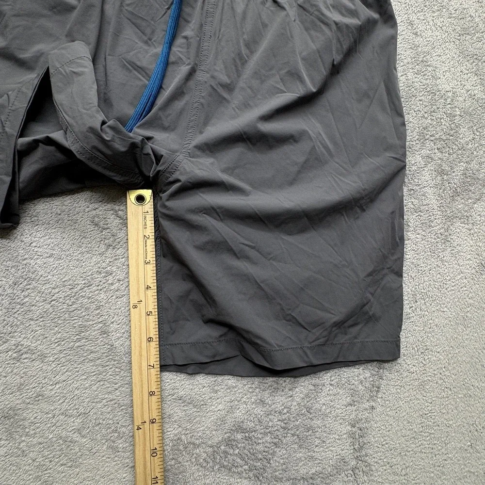 Kirkland Signature Swim Shorts‎ Mens Medium Gray Drawstring Quick Dry Trunks New